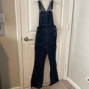 Madewell Denim Flare Overalls